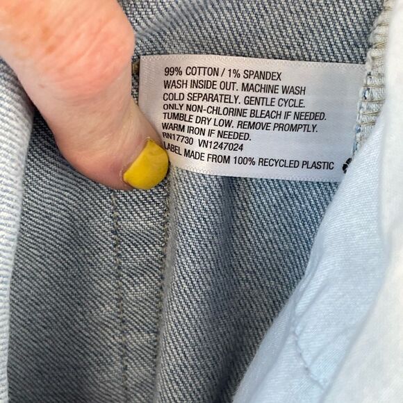 Pre-Owed Wild Fable Womens Stretch Light Wash Straight Leg Jeans Size 2 - Picture 5 of 5